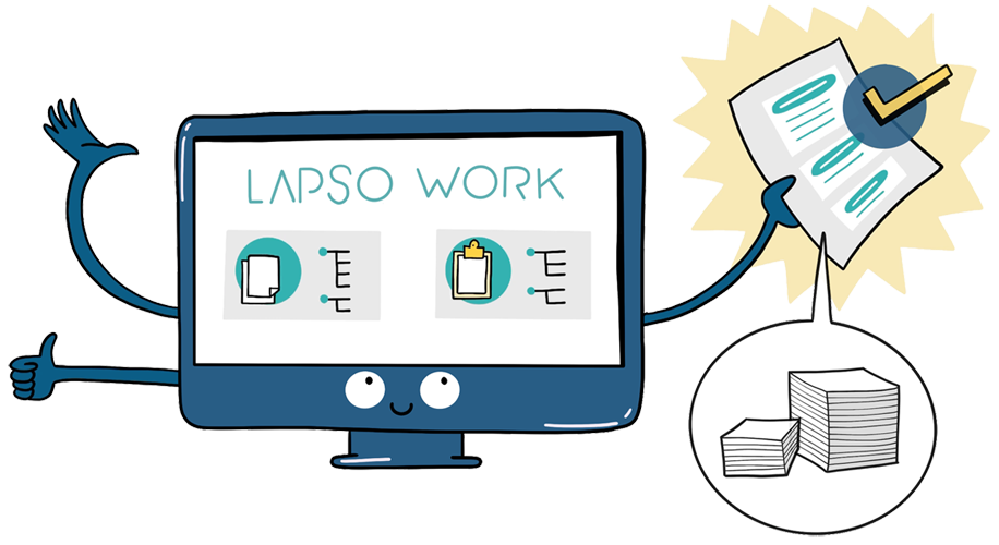 Pantalla del gestor documental de LapsoWork